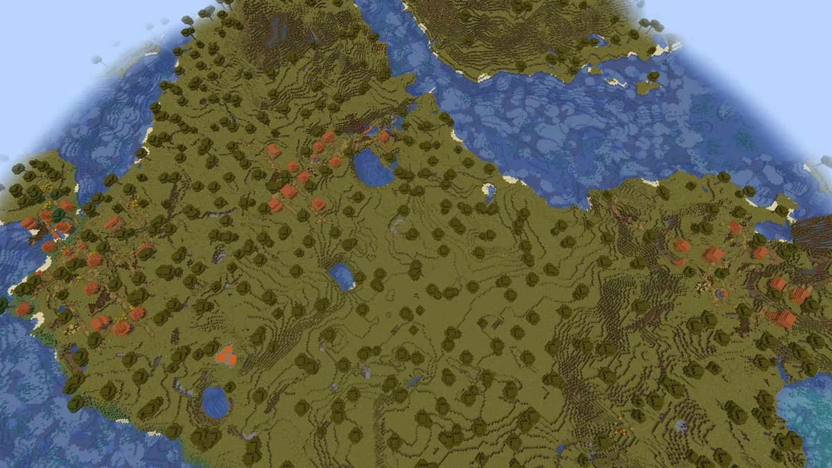 Minecraft villages appear in savanna