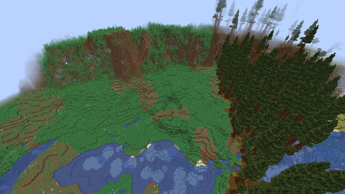 Overgrown greens biome in Biomes o Plenty Minecraft