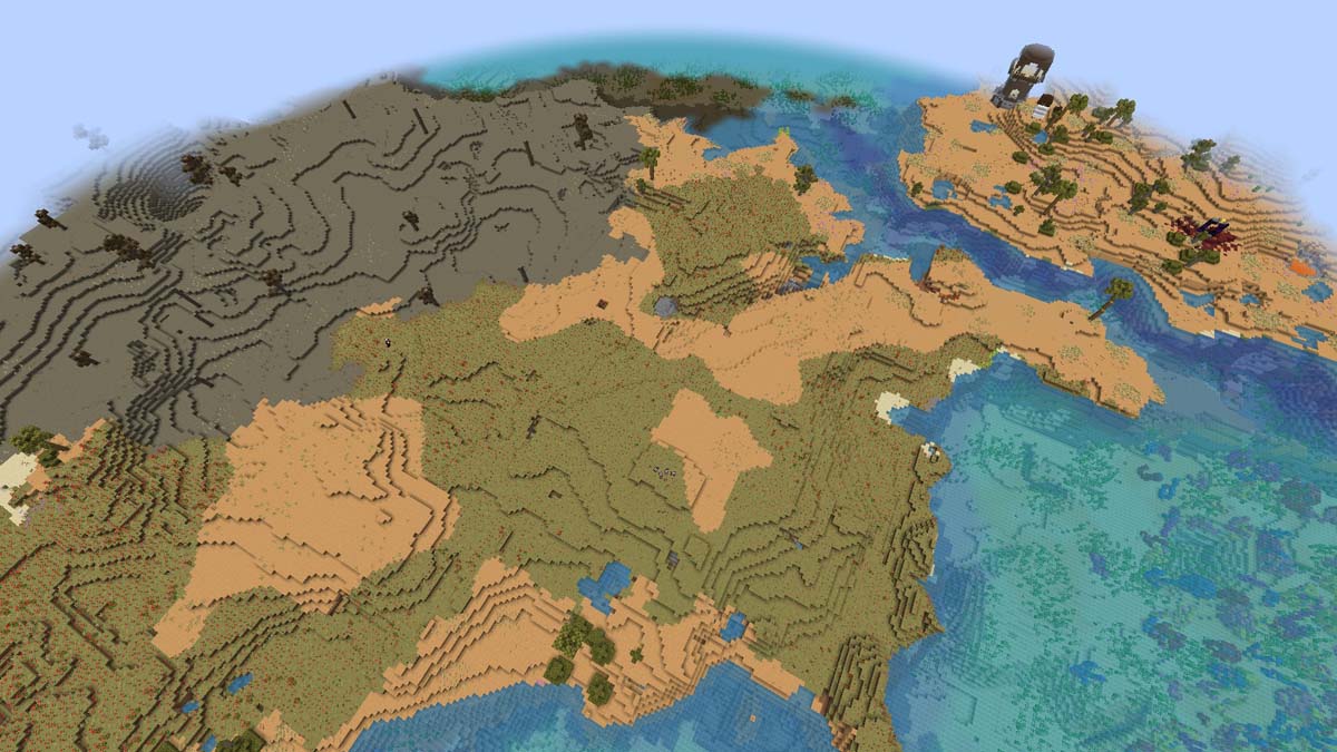 Wasteland biome in Biomes o Plenty Minecraft