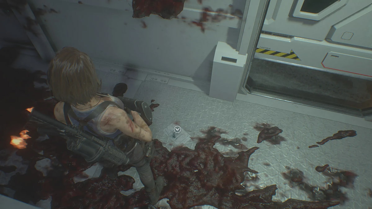 resident evil 3 file suspicious contract memo in nest