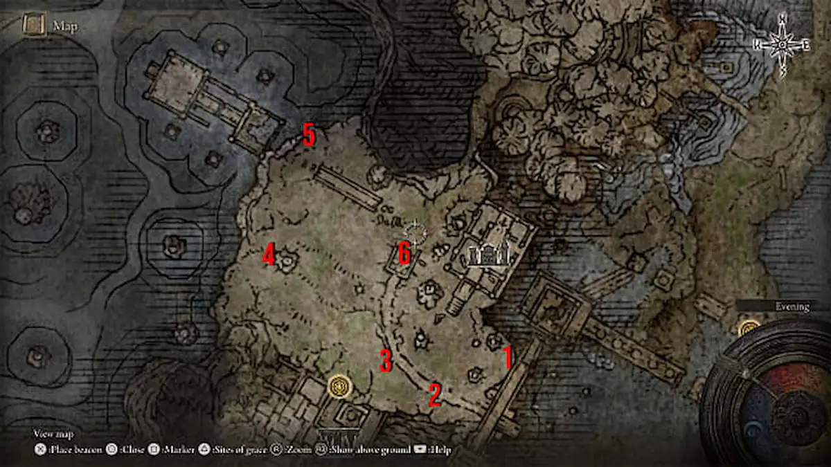 elden ring nokron eternal city ancestral woods map flame location