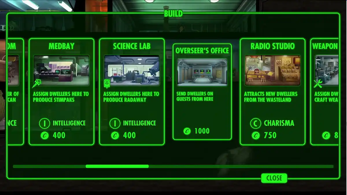 Room plans and Overseer's Office.