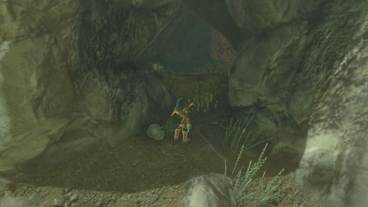 Zelda Tears of the Kingdom Sahasra Slope Skyview Tower cave entrance