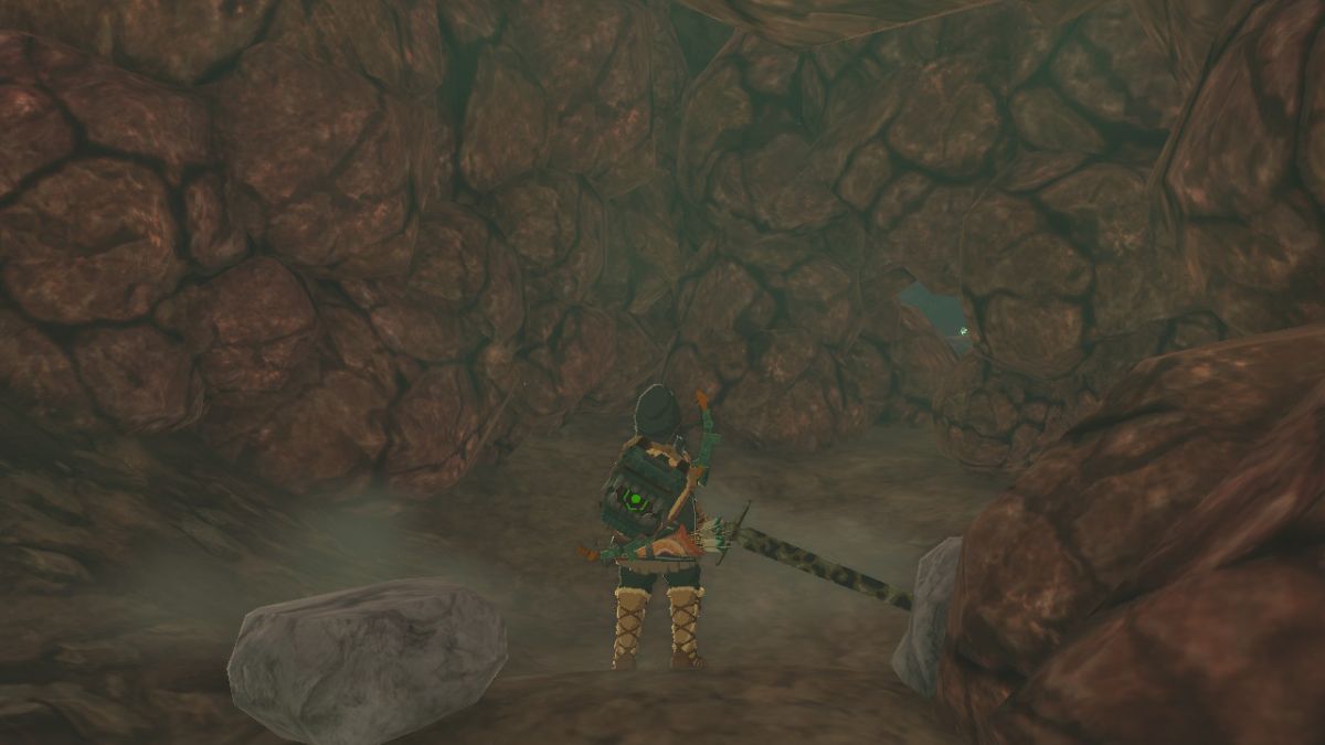 Zelda Tears of the Kingdom Sahasra Slope Skyview Tower cave rock barriers