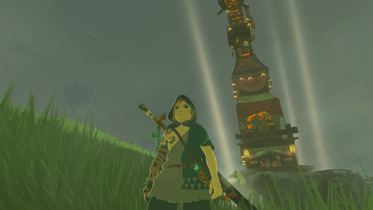 Zelda Tears of the Kingdom Sahasra Slope Skyview Tower entrance