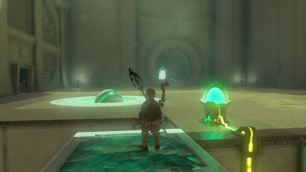 Zelda Tears of the Kingdom Jochi-iu Shrine Courage to Pluck ball target solution 