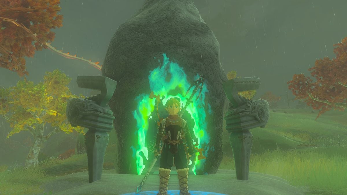 Zelda Tears of the Kingdom Jochi-iu Shrine Courage to Pluck entrance