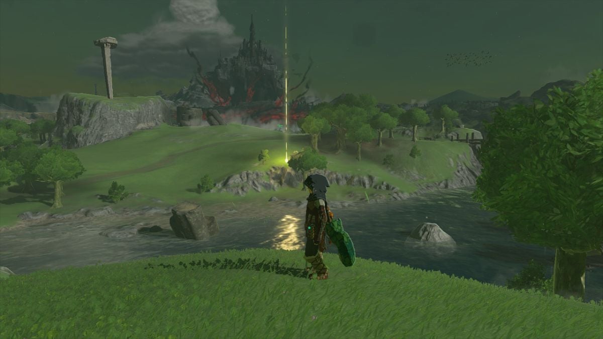 Zelda Tears of the Kingdom Star Fragment light beam