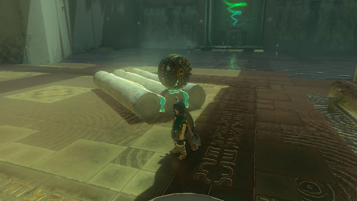 Zelda: Tears of the Kingdom Tajikats Shrine Puzzle final ultrahand logs solution boat