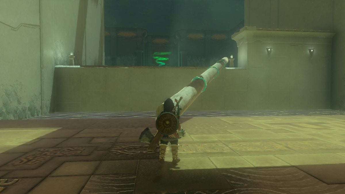 Zelda: Tears of the Kingdom Tajikats Shrine Puzzle fourth ultrahand logs solution