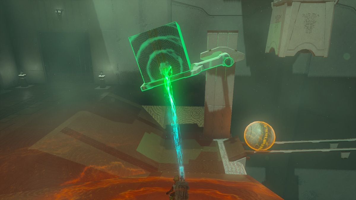 Zelda: Tears of the Kingdom Long or Wide Utsushok Shrine second puzzle solution