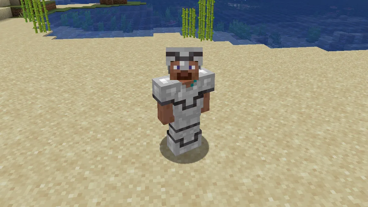 Coast armor trim in Minecraft