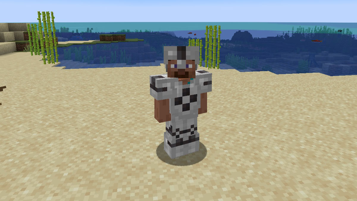 Sentry armor trim in Minecraft