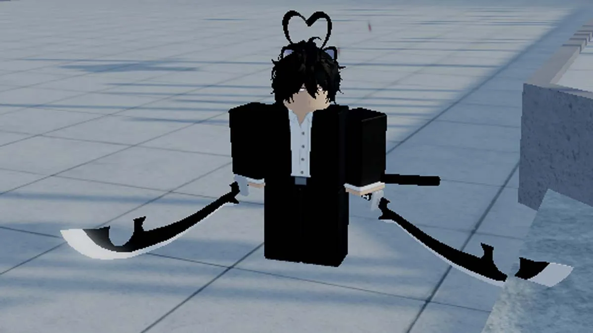 Dual Swords weapon in Roblox Type Soul