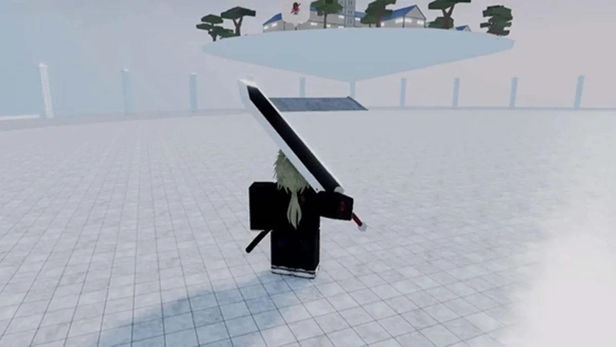 Greatsword weapon in Roblox Type Soul