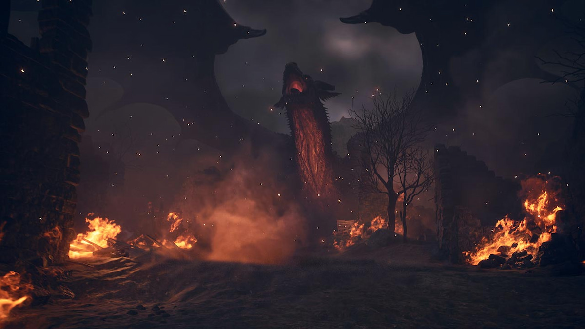 Big dragon in Dragon's Dogma 2