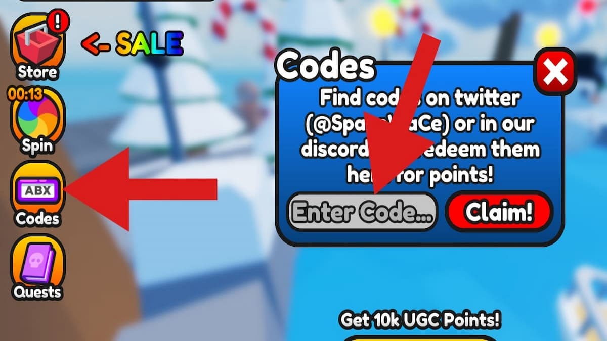 How to redeem codes in Play for UGC