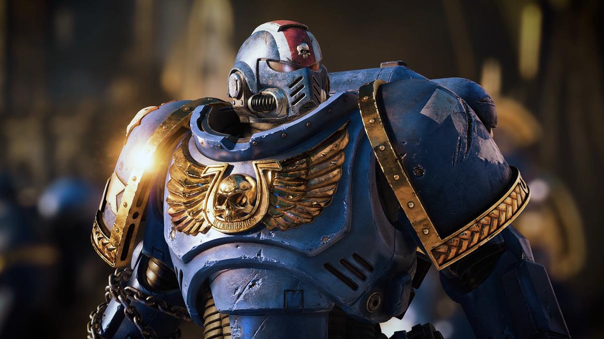 Main character of Warhammer Space Marine 2