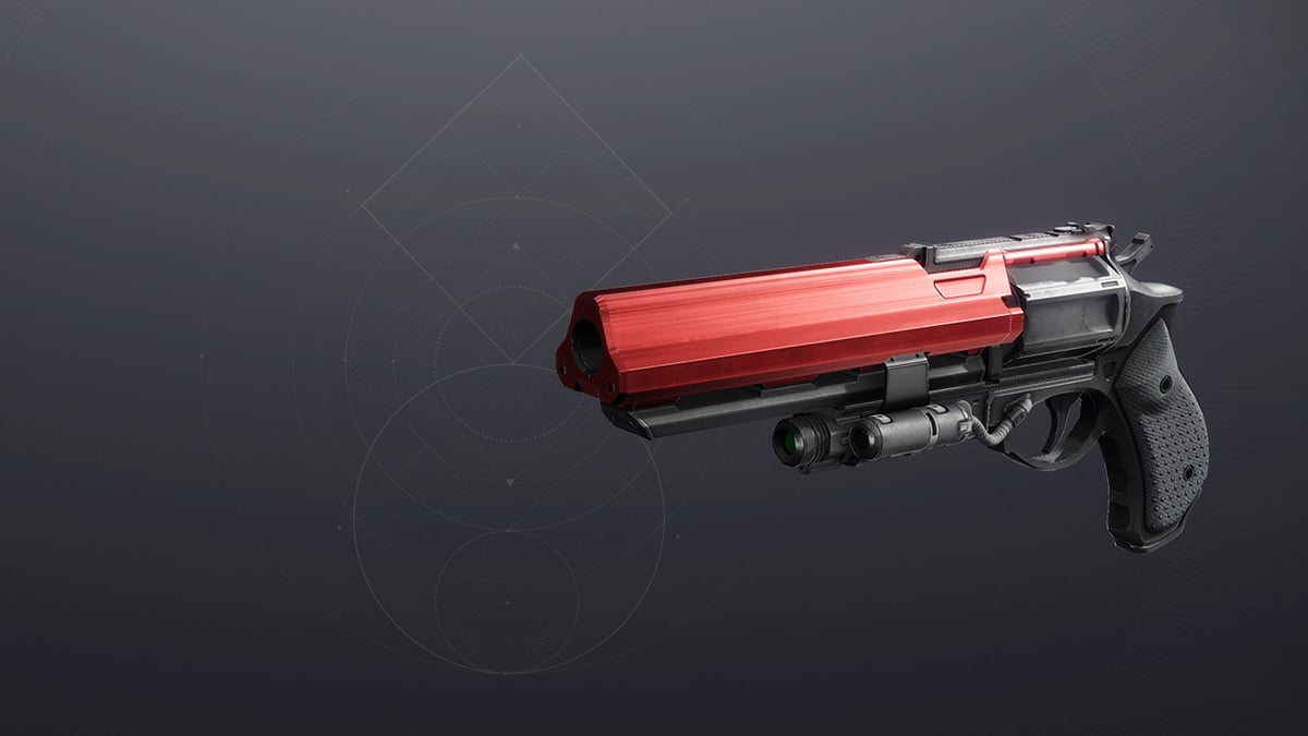 A side view of the Eyasluna Hand Cannon.