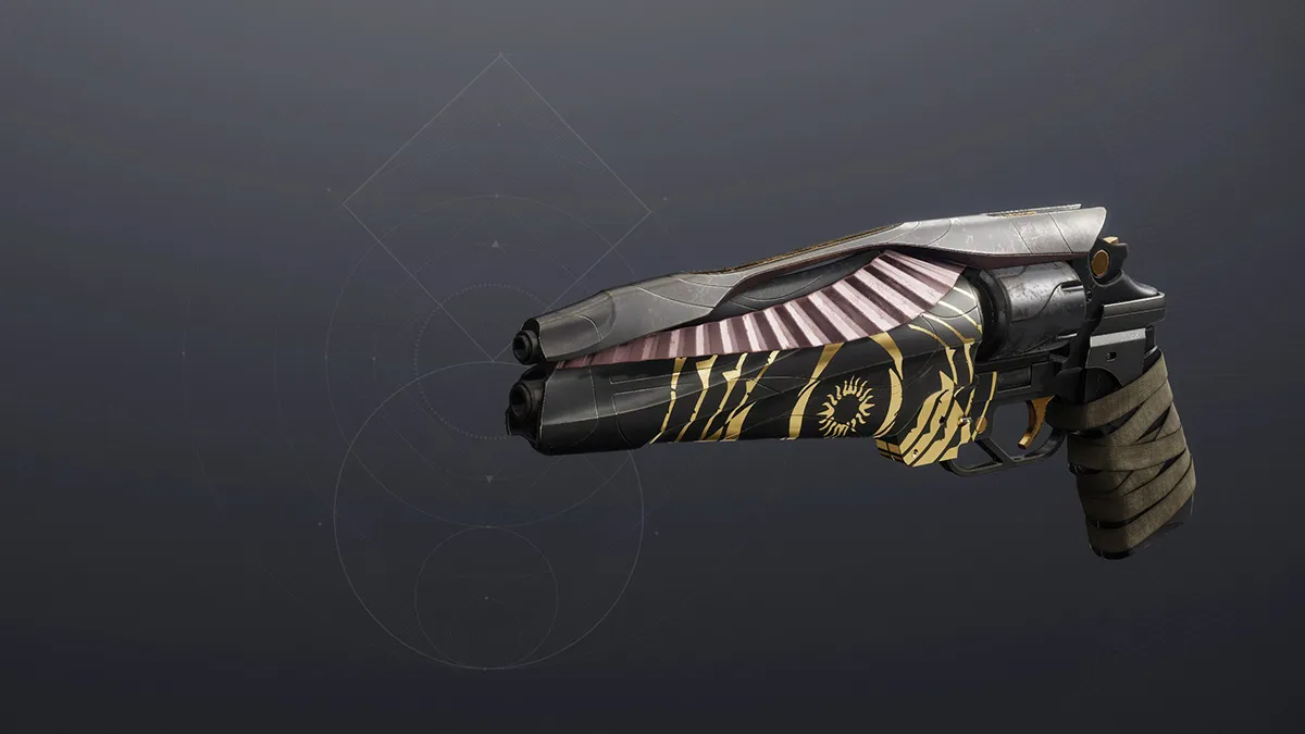 A side view of the Igneous Hammer Hand Cannon.