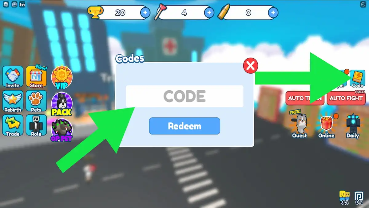 How to redeem Toilet Fighting Simulator codes