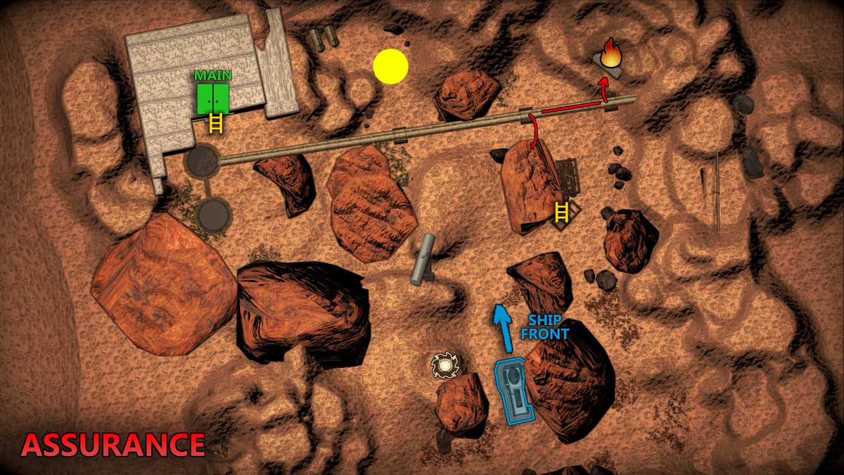 Assurance moon Sigurd log location map