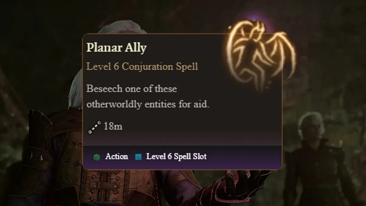 planar ally tooltip in baldur's gate 3