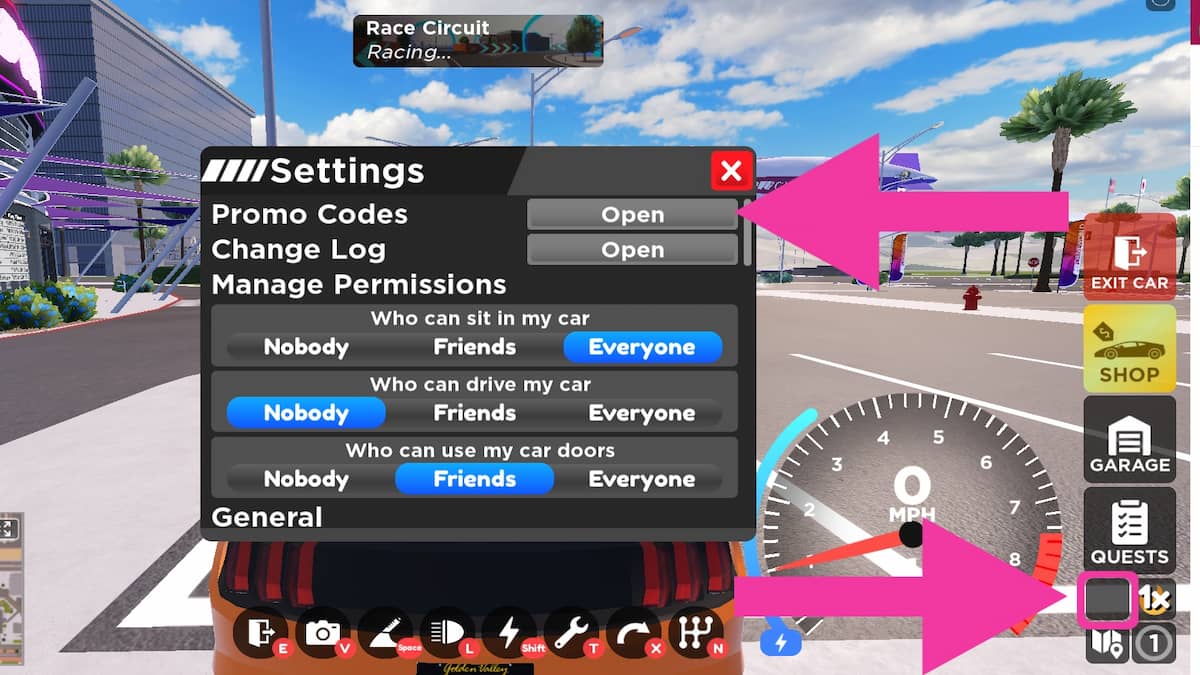 How to redeem codes in Drive World