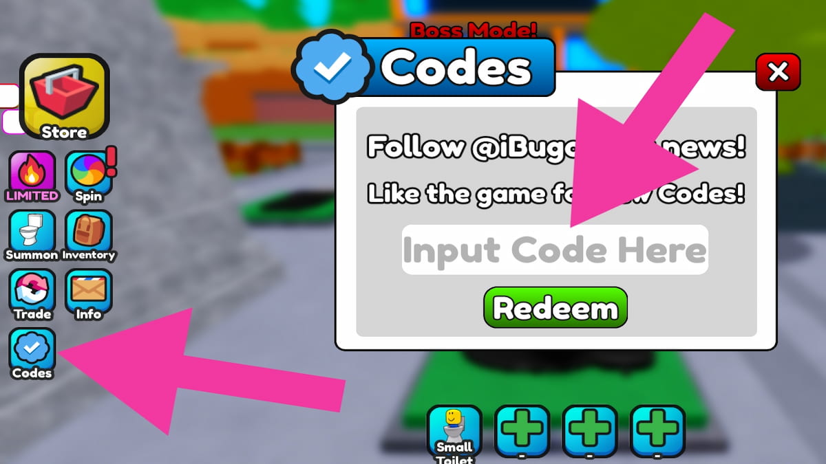 How to redeem codes in Toilet Verse Tower Defense