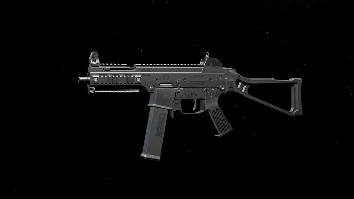 Side view fo the Striker SMG in Modern Warfare 3