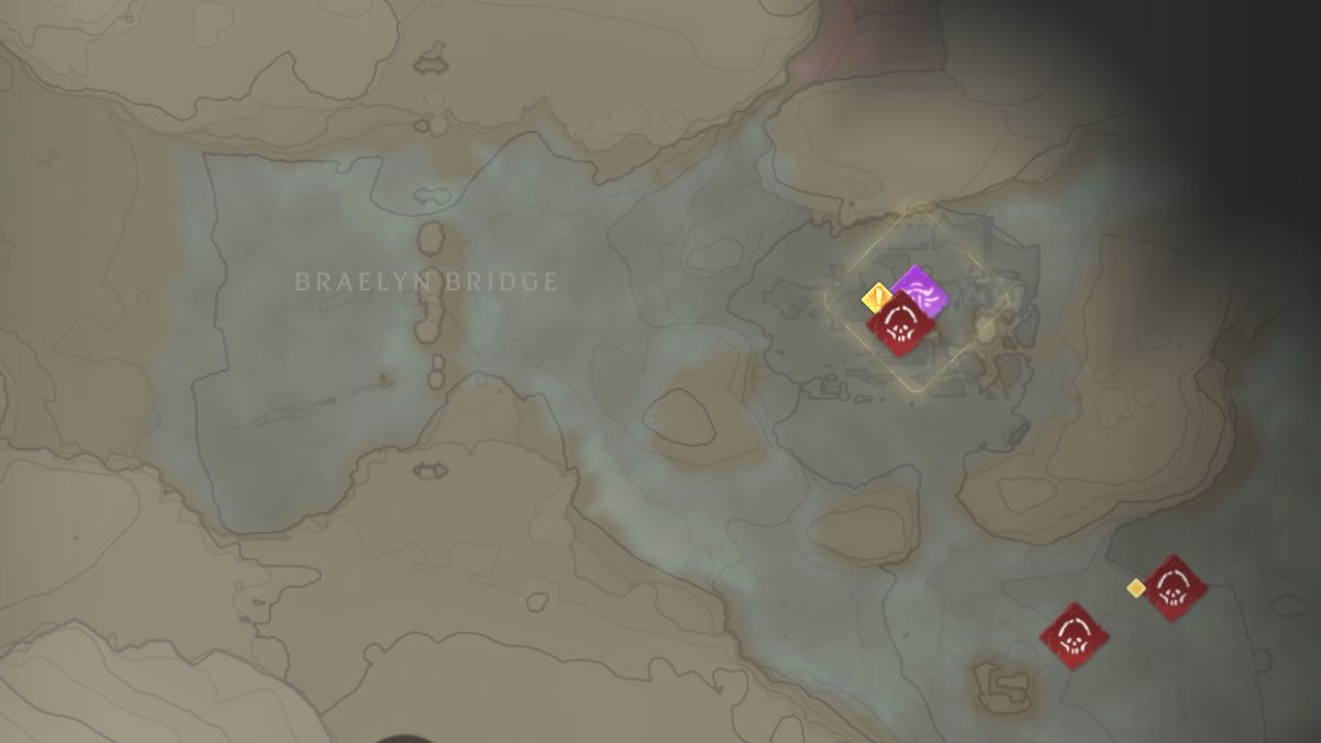 Enshrouded Braelyn bridge map.