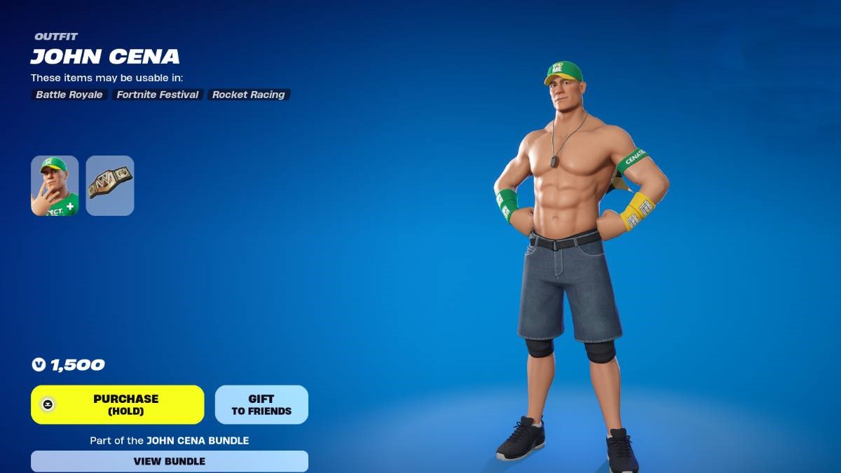 John Cena outfit in Fortnite.