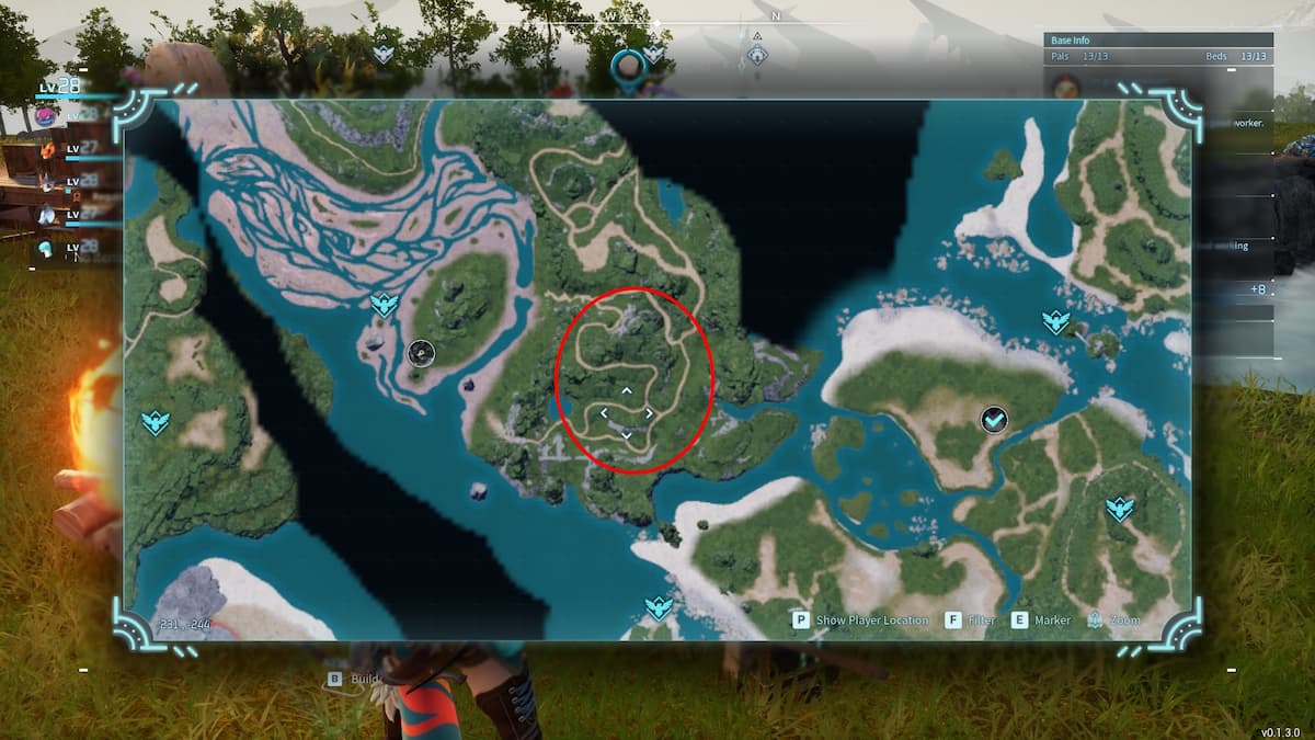 Huge Verdant Egg spawn map location.