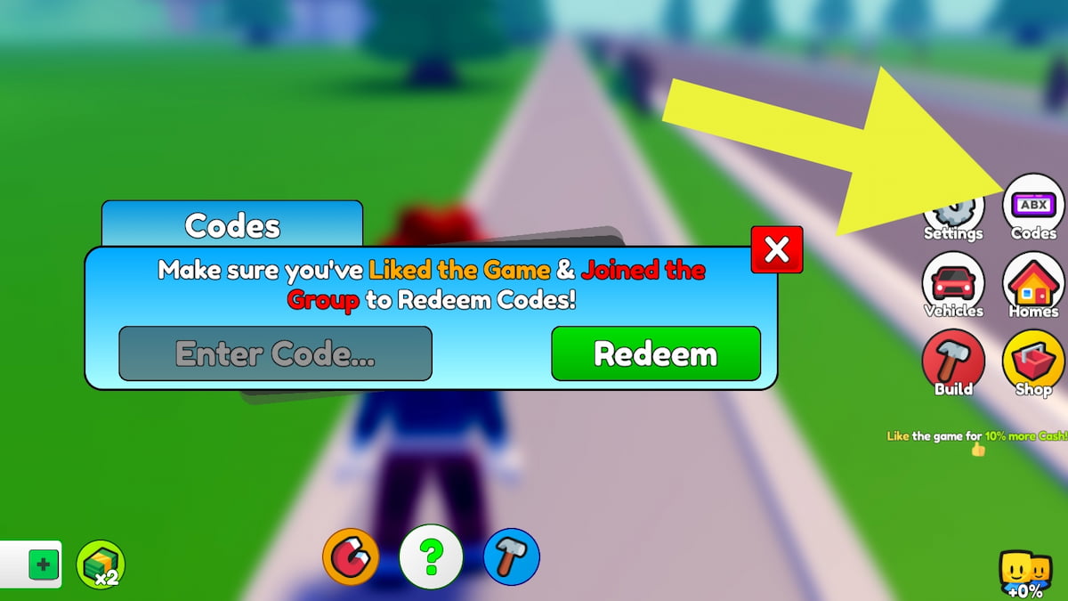 How to redeem codes in Ultimate Home Tycoon