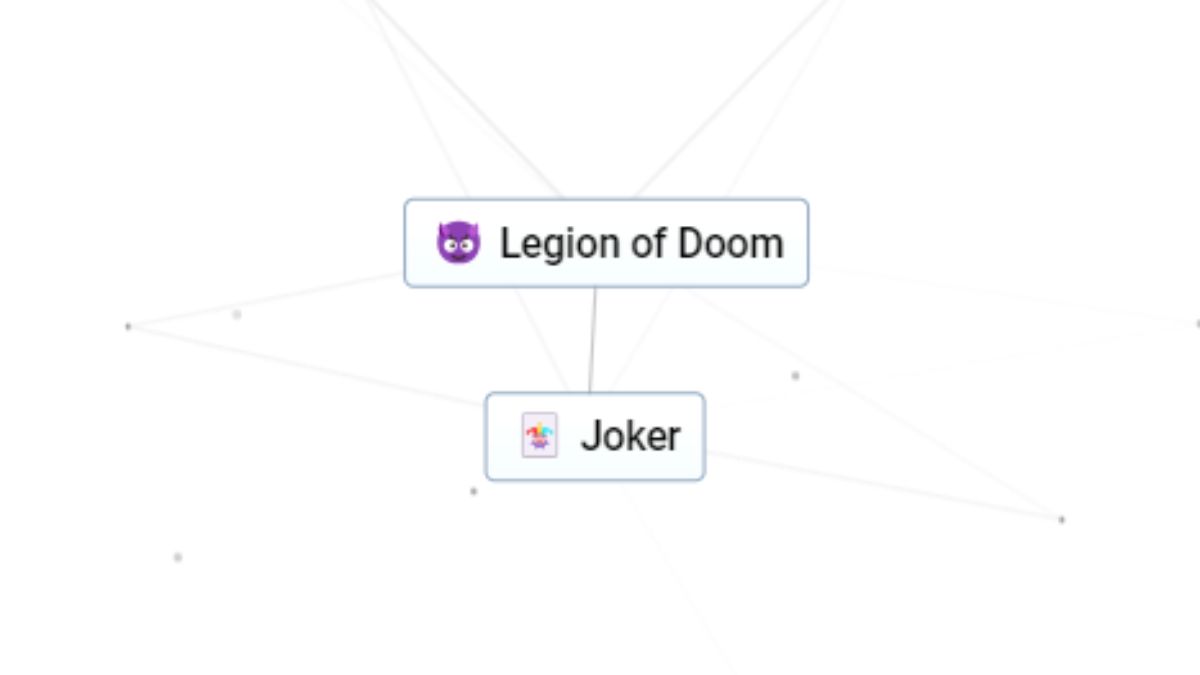 Joker and Legion of Doom in Infinite Craft.