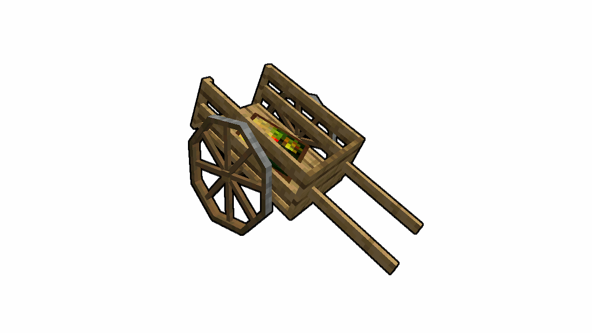 A Cart item from the AstikorCarts Redux Minecraft mod.