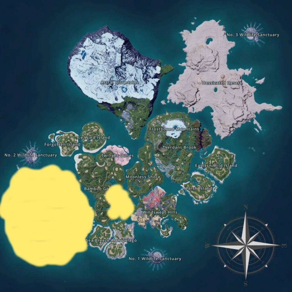 Vanwyrm location in Palworld