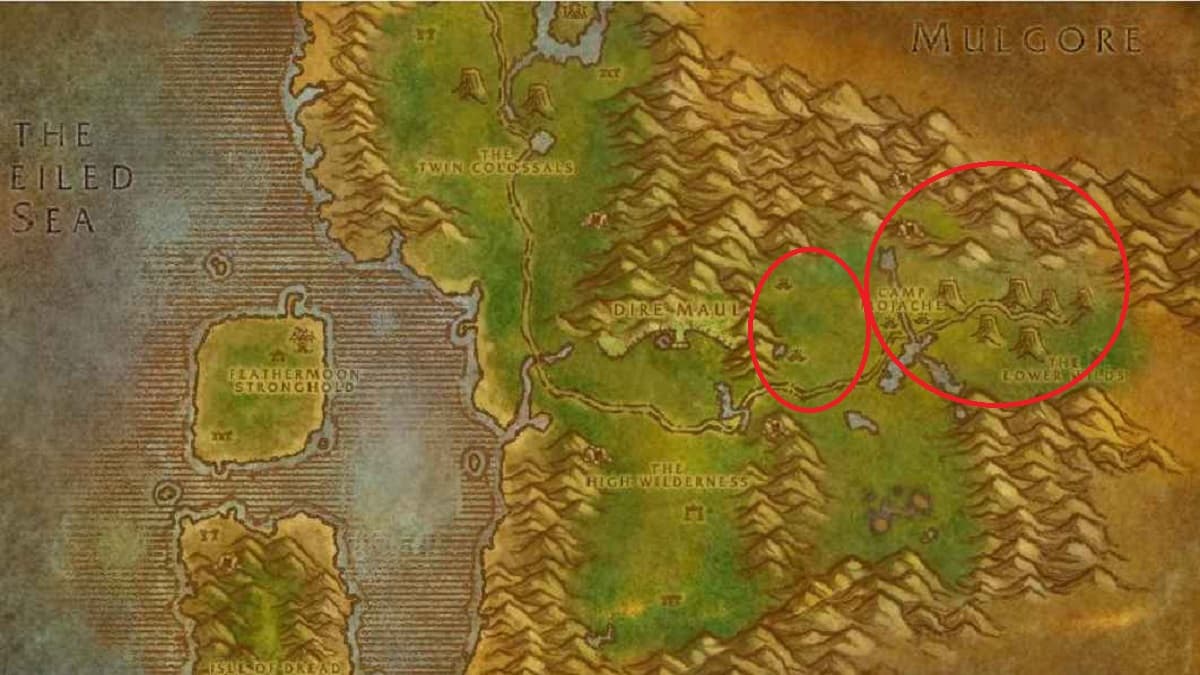 Gnolls and Ogre locations