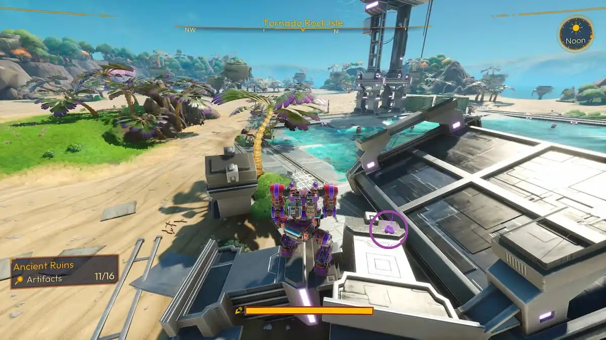 Artifact Location in Tornado Rock Isle in Lightyear Frontier