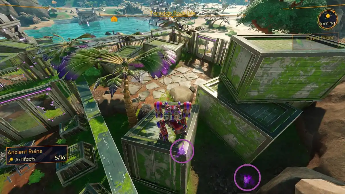 Artifact Location in Tornado Rock Isle in Lightyear Frontier