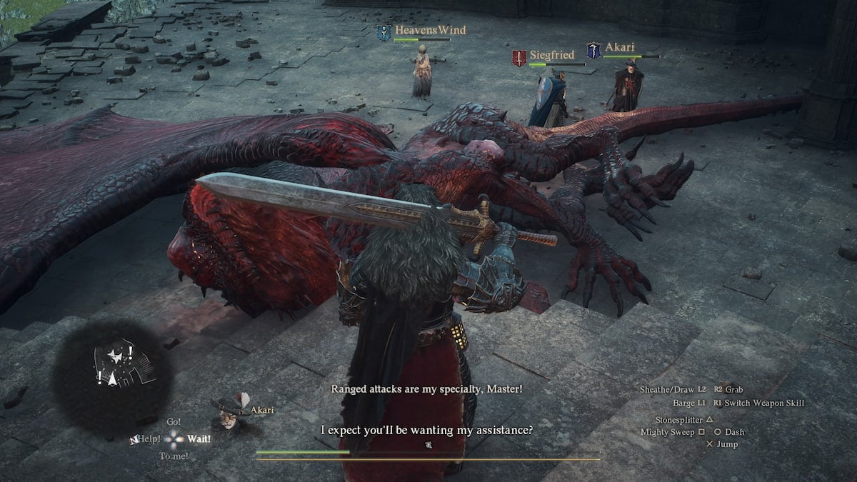 the player defeats the dragon in dragon's dogma 2