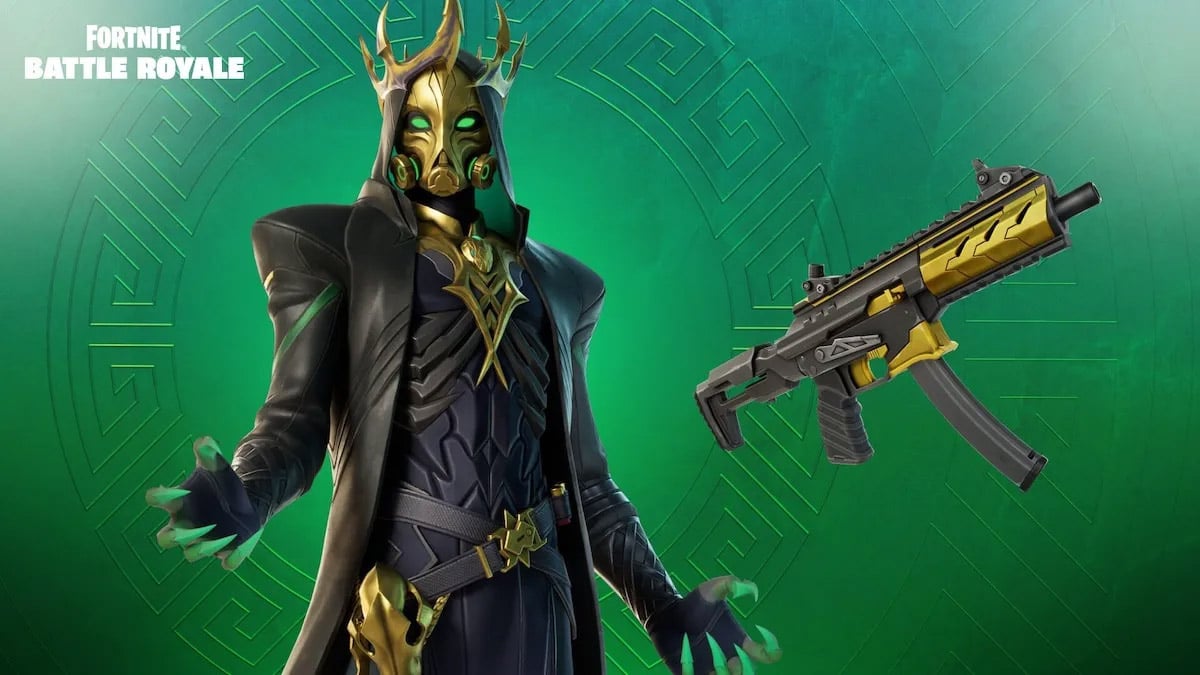 fortnite hades and his smg the harbinger