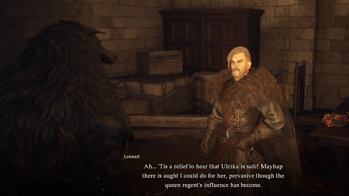 arisen talking to lennart the melve village chief