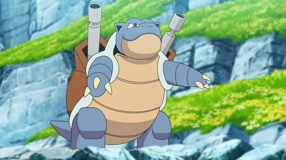 Blastoise in the Pokemon anime.