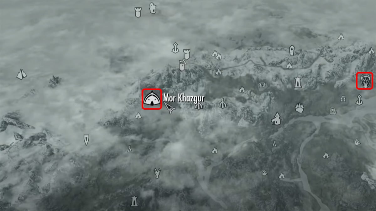 orc stronghold location in skyrim mor khazgur