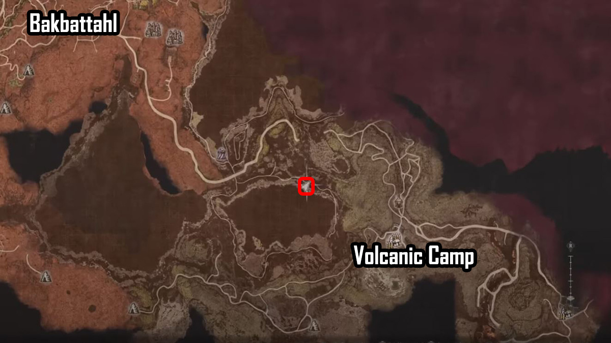 dragons dogma 2 gorechimera location in volcanic island