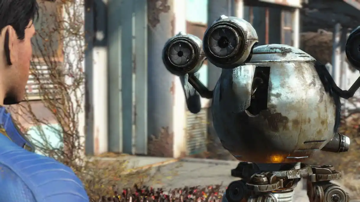 Codsworth talking to the Sole Survivor.