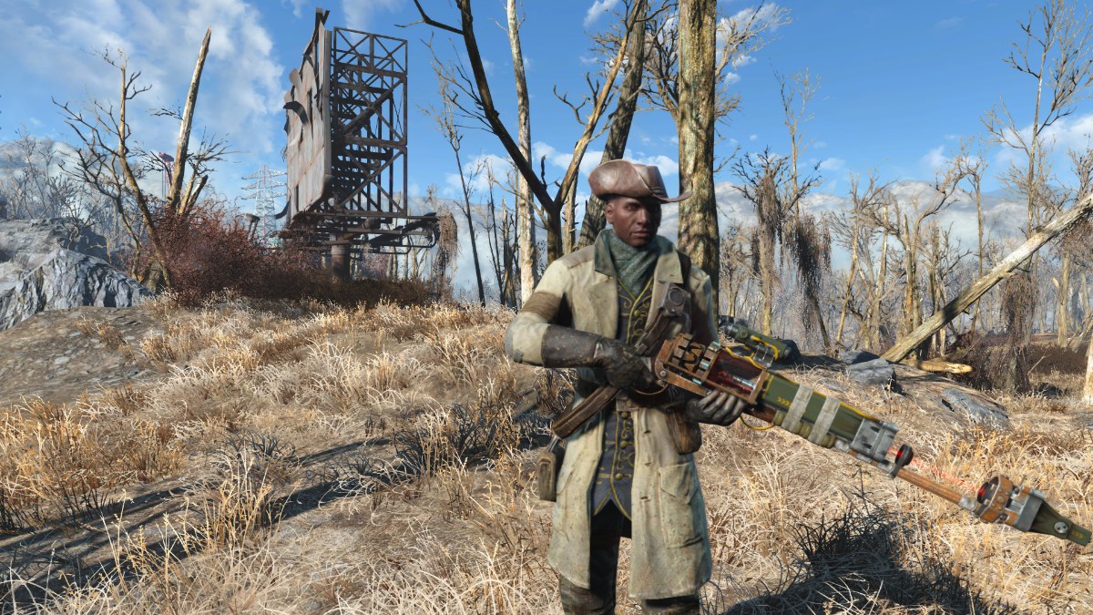 Minutemen leader Preston Garvey posing during the day.