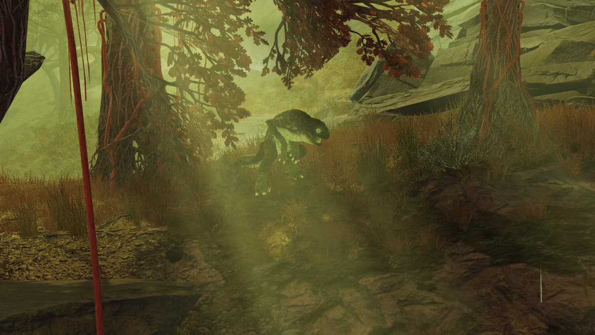 Glowing Gulper in Fallout 76.