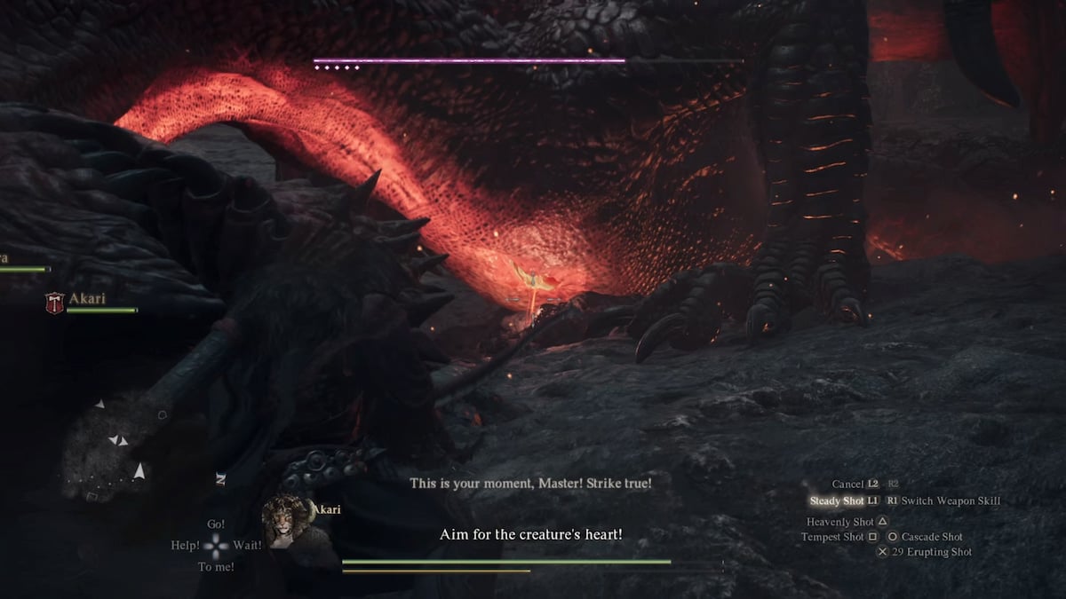 dragon exposed weak spot in dragons dogma 2